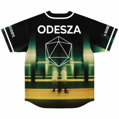 ODESZA Black Blurry Long Rave Baseball Jersey