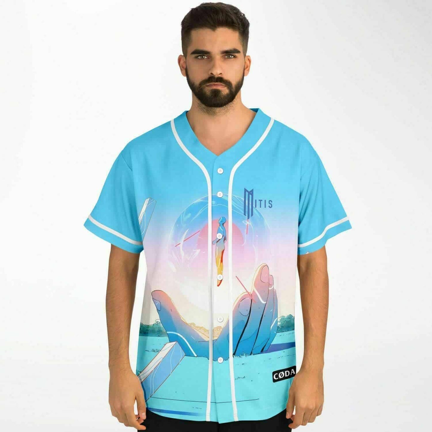 MITIS Light Sky Surreal Scene Rave Baseball Jersey