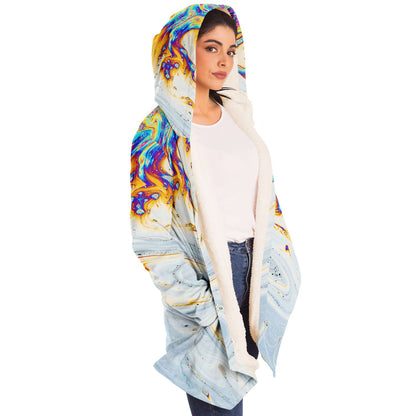 Cream Iridescent Soap Rave Cloak