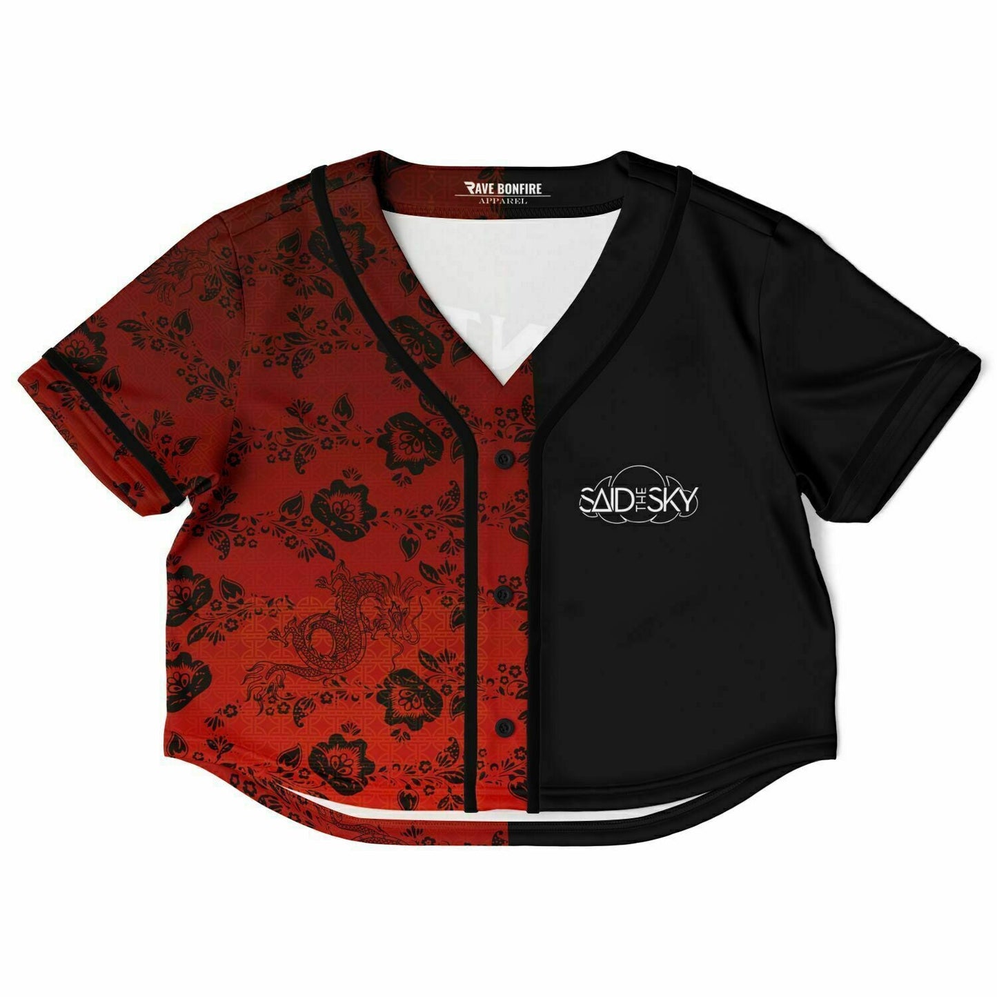 Sad Sky Rave Crop Top