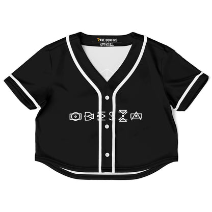 Light dispersion crop top jersey
