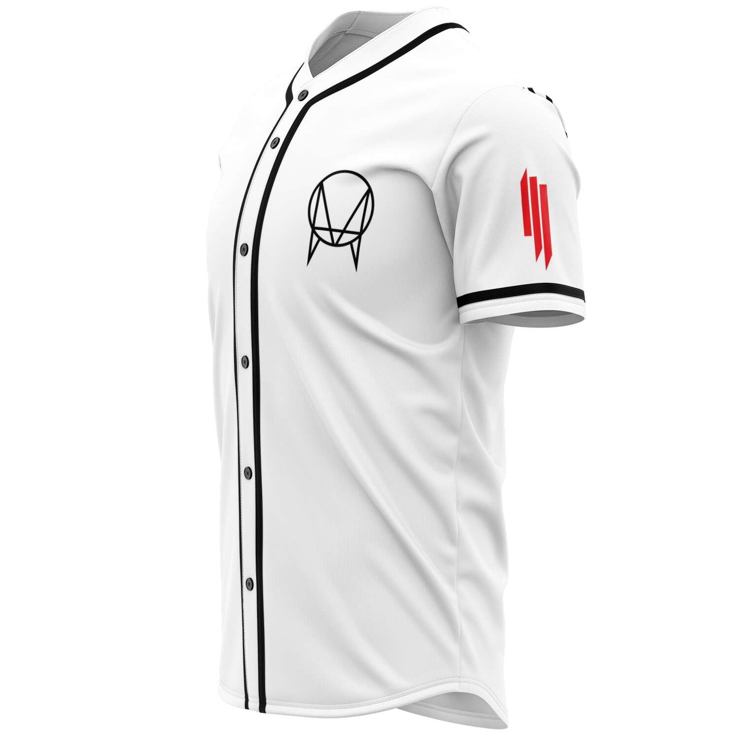 Skrillex White Owsla Owl Rave Baseball Jersey