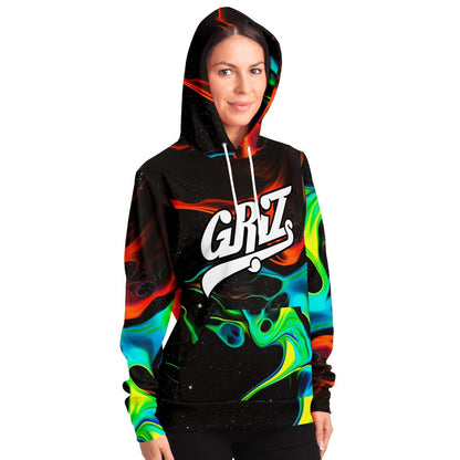 GRiZ Script Liquid Paint Rave Hoodie