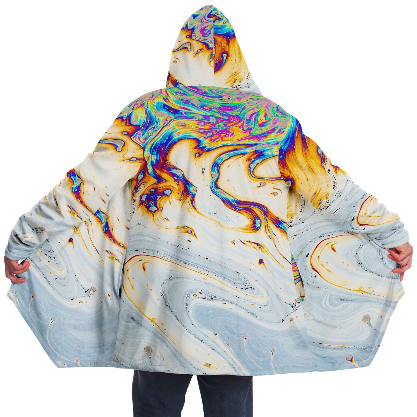 Cream Iridescent Soap Rave Cloak
