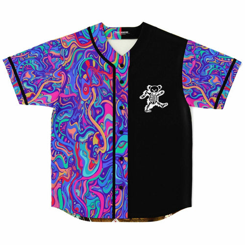 Psychedelic Rave Baseball Jersey