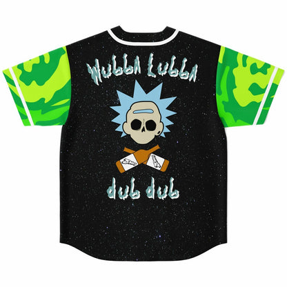 Black Starry Cartoon Mad Rave Baseball Jersey