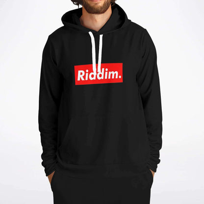 Riddim Melting Cartoon Black Rave Hoodie