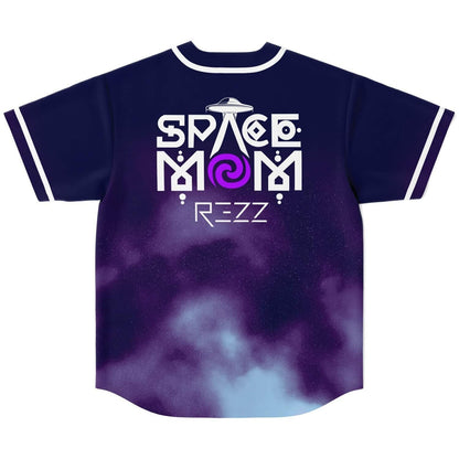 REZZ Deep Navy Cosmic Nebula Rave Baseball Jersey