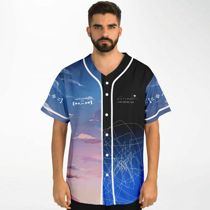 Porter Robinson Sky Blue Anime Rave Baseball Jersey