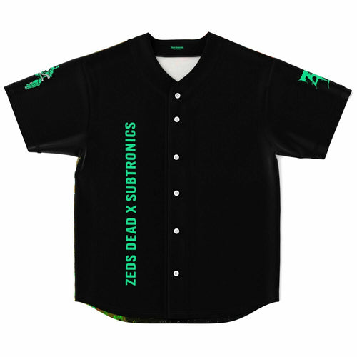 Zeds Dead x Subtronics Black Plain Rave Baseball Jersey