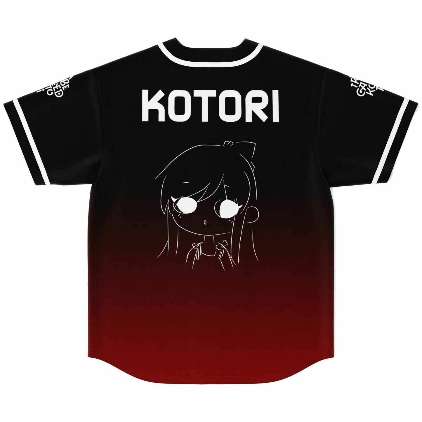 Kotori Black Deep Anime Girl Rave Baseball Jersey