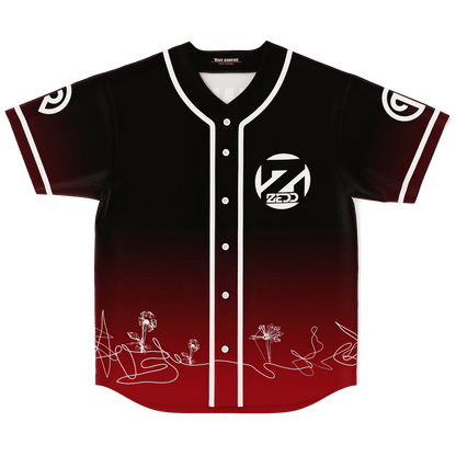 Zedd Black Deep Circular Z Rave Baseball Jersey