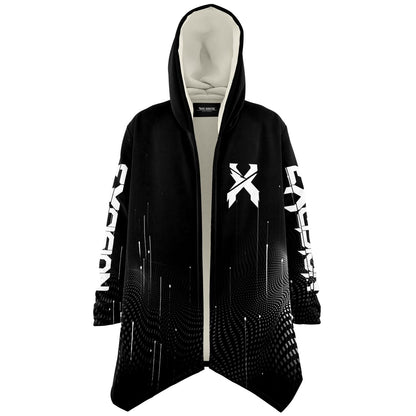 Excision Black Stylized Crossed Rave Cloak