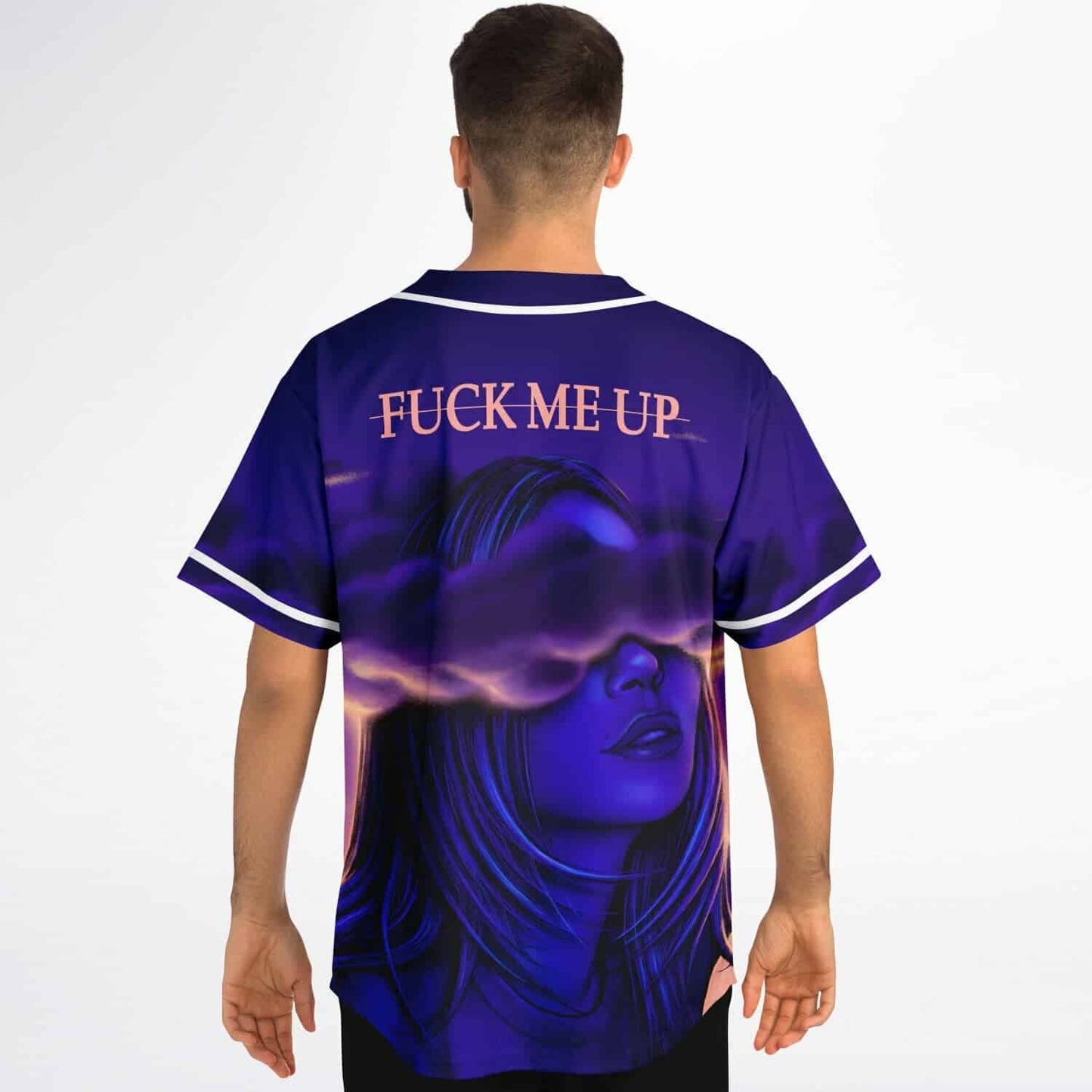 Alan Walker Deep Purple Photographic Dusk Rave Baseball Jersey
