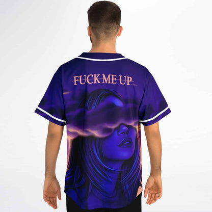 Alan Walker Deep Purple Photographic Dusk Rave Baseball Jersey