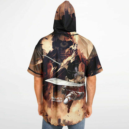 Black Tiger Sex Machine Apocalyptic Scene Rave Hooded Baseball Jersey