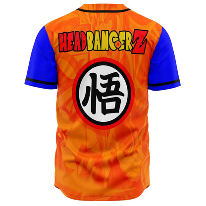 Orange Body Dragon Ball Rave Baseball Jersey