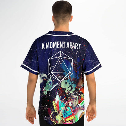 ODESZA Deep Navy Cosmic Starfield Rave Baseball Jersey