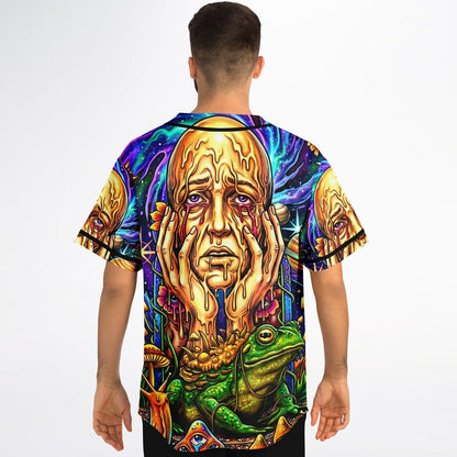Vivid Deep Surreal Melting Rave Baseball Jersey