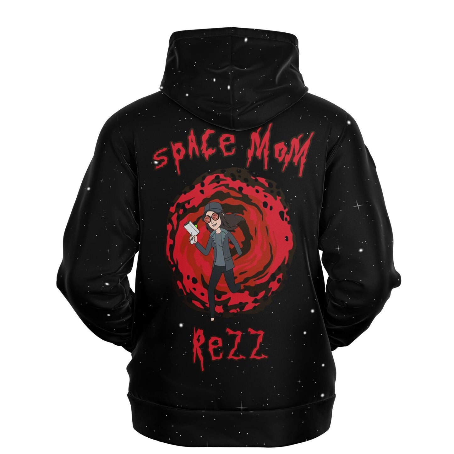 REZZ Space Mom Portal Gun Rave Hoodie