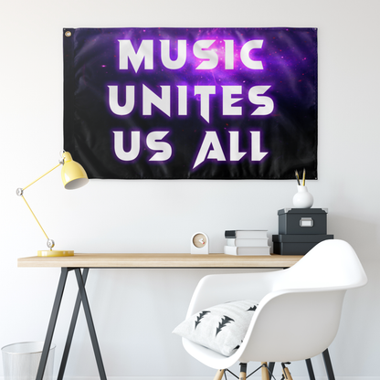 Black Galaxy Rave Flag