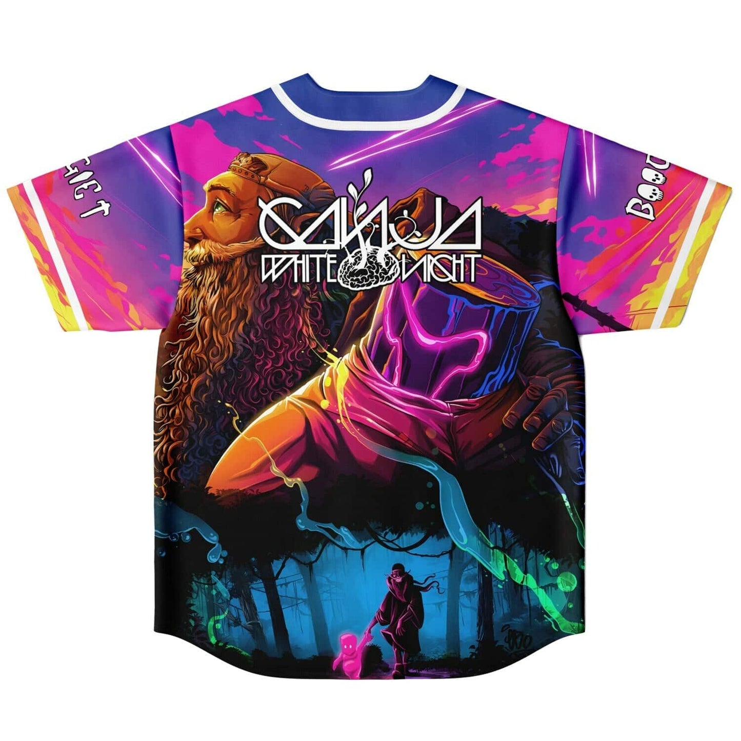 Tape B x Ganja White Night Reversible Baseball Jersey