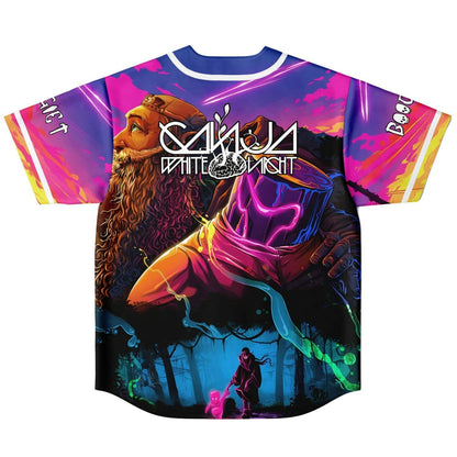 Tape B x Ganja White Night Reversible Baseball Jersey