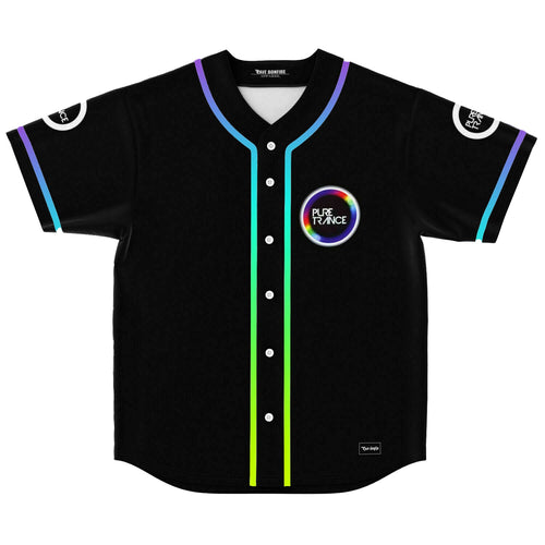 Solarstone Black Mostly Jersey Rave Baseball Jersey